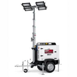 GENMAC Turn de lumina GENMAC Sibilla TM8K-M5 4x320W LED 166200 lumeni, trailer tractare omologat rutier (GE06310)