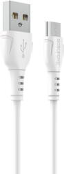 BOROFONE Cablu Date si Incarcare USB la MicroUSB Borofone BX51 Triumph, 1 m, 2.4A, Alb (cb/Bor/Micro/BX51/1m/a/bl) - pcone