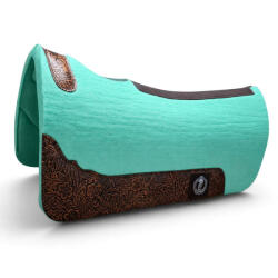  Cayuse Beauty2 Mint Merino Nemez Western Nyeregalátét