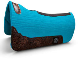  Cayuse Beauty2 Turquoise Merino Nemez Western Nyeregalátét
