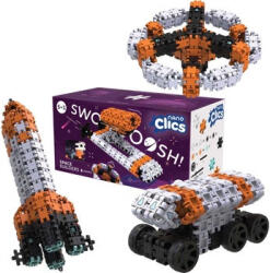 Clics Toys Nano Clics - 5az1-ben 250 db-os kreatív építőjáték, Világűr (JL23844)