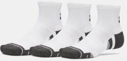 Under Armour Perf Tech 3pk Qtr XL | Unisex | Șosete | Alb | 6015138-100