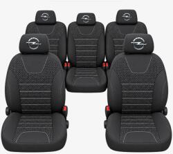 AutoHelix MSA Huse Scaune Auto Individuale 5 locuri, universale, compatibile cu Opel Zafira (HUS5.5)