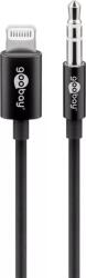 Goobay Cablu LIGHTNING audio - Jack 3.5 mm 1m Certificat Apple MFI Goobay (18703)