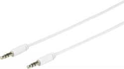 eSTUFF Cablu mini JACK 3.5 mm tata tata 2m alb eSTUFF (ES84400-2M-WHITE) - balutatech