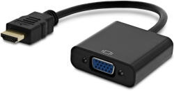  Cablu convertor HDMI la VGA mama 1920x1080p negru (16557)