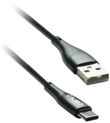 Cento Cablu USB Type C - USB 1m 3A Silicon negru CENTO C101 (CENTO-C101-TYPEC-BK) - balutatech