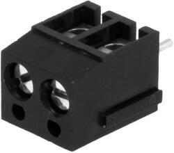 Degson Electronics Regleta 2 contacte de conexiuni placa PCB in unghi 90 5mm 2 piste max. 2.5mm2 negru DEGSON ELECTRONICS DG300-5.0-02P-13-00AH (DG300-5.0-02P-13-00AH) - balutatech