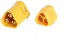 AMASS Mufa alimentare DC MT30 tata 3 pini pe cablu lipite 15A 500V AMASS MT30-M (MT30-M) - balutatech