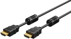 Goobay Cablu HDMI2.0 - HDMI2.0 2m 4K Ultra HD 2160p 60Hz cu ethernet eARC 18Gbit s contacte aurite negru Goobay 61301 (61301)