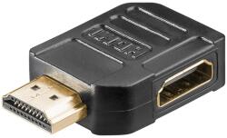 Goobay Adaptor HDMI mama-tata la 270 grade 4K Ultra HD 2160p 60Hz placat cu aur negru Goobay 51725 (51725) - balutatech