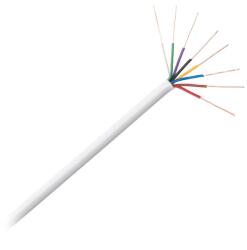Cabletech Cablu pentru telefon sau alarma din cupru YTDY 8x0.5mm 1m liniar alb Cabletech KAB0553 (KAB0553)