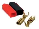 GBC Set papuci electrici izolati mama 2.8x0.5mm 2buc rosu si negru GBC 18.3805. 00-2 (18.3805.00-2) - balutatech