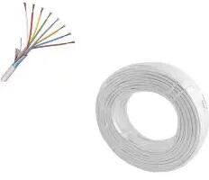 TED 10m cablu alarma 8 fire 8x0.22mm2 cupru multifilar ecranate TED Wire Expert TED002334 (TED002334-10) - balutatech