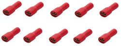 Mutlusan Electric Set 10 papuci auto mama completi izolati 0.5-1.5mm2 0.8x6.35mm rosii Mutlusan FFD-1638-10 (FFD-1638-10)