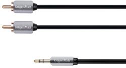 Krüger&Matz Cablu Jack audio 3.5 mm la 2x RCA 3m STEREO Profesional KrugerMatz (KM0311)
