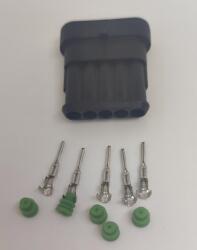 TE Connectivity Set conector cablu Superseal 1.5 tata mufa 5 pin 5 pini inclusi + 5 garnituri incluse IP67 TE Connectivity 282107-1-SET-M (282107-1-SET-M) - balutatech