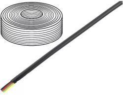 BQ CABLE Cablu telefon 4 fire pentru telecomunicatii litat 4x28AWG negru -20 60C BQ CABLE (19311)
