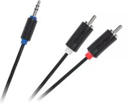 Cabletech Cablu Jack 3.5 mm la 2x RCA 1m Cabletech (15604)