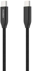 Choetech Cablu USB type C - USB type C PD 240W 2m negru textil Choetech XCC-1036-BK (20658)