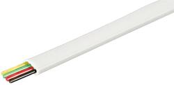 Goobay Cablu telefonic 20m 4 fire alb plat cupru AWG30 Goobay 50268-20 (50268-20) - balutatech