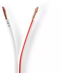 Nedis Cablu difuzor 2x 2.50mm CCA alb Nedis CAGW2500WT1000 (CAGW2500WT1000) - balutatech