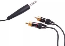 Cabletech Cablu Jack 6.3 mm STEREO la 2x RCA 1.8m Cabletech (15580)