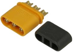 AMASS Conector alimentare DC mufa MR30 tata 3pin 15A 500V lipire pe cablu AMASS MR30-M (MR30-M) - balutatech
