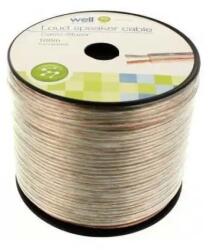 Well Cablu difuzor 10m transparent 2x1.5mm CCA Well LSP-CCA1.50TT-100-WL-10 (LSP-CCA1.50TT-100-WL-10) - balutatech