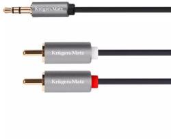 Krüger&Matz Cablu JACK 3.5 mm - 2x RCA 1.8m STEREO Basic KRUGERMATZ (KM1214)