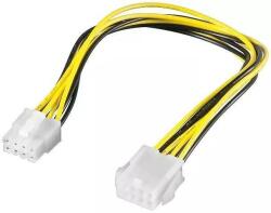 Goobay Cablu prelungitor alimentare P8 mama la P8 tata 28cm pt. placa de baza Goobay (15337)