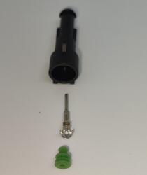 TE Connectivity Set conector cablu Superseal 1.5 tata mufa 1 pin 1 pin inclus + 1 garnitura inclusa IP67 TE Connectivity 282103-1-SET-M (282103-1-SET-M) - balutatech