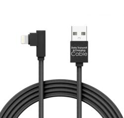 Delight Cablu de date-incarcare Iphone Lightning Gamer 90 negru 2m 2A Delight (55444I-BK)