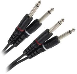PLUGGER Cablu audio Professional 2 x Jack 6.35 tata mono - 2x Jack 6.35 tata mono 6m PLUGGER PLU CABB JMMJMM 6M00 EAS (PLU CABB JMMJMM 6M00 EAS) - balutatech