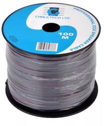 Cabletech Cablu difuzor CCA 2x0.50mm negru Cabletech KAB0355 (15285)