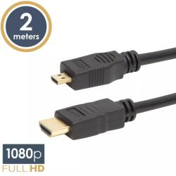 Delight Cablu micro HDMI 2m conectoare placate cu aur delight (17588)