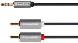 Krüger&Matz Cablu JACK 3.5 mm - 2x RCA 3m Basic KRUGERMATZ (KM1216)