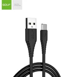 GOLF Cablu USB la USB tip C 1m Golf Flying Fish Fast Cable 3A negru GC-64t (GC-64t) - balutatech