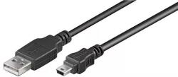Goobay Cablu USB2.0 A mufa tata - USB B mini USB mufa tata 5m Canon Goobay (50769) - balutatech