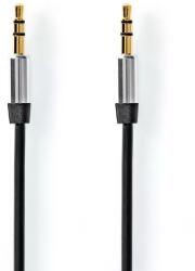 Nedis Cablu Audio Stereo Nedis Jack 3.5 mm - 3.5 mm 1m negru (CAGP21250BK10) - balutatech