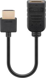 Goobay Cablu adaptor HDMI tata - HDMI mama 10cm v2.0 4K Ultra HD 2160p 60Hz Goobay 49979 (49979) - balutatech