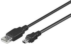 Goobay Cablu USB A tata la mini USB tata 1.8m Goobay (50767) - balutatech