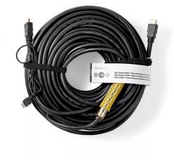 Nedis Cablu HDMI de mare viteza cu Ethernet si amplificator Nedis 40m negru (18731)