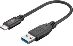 Goobay Cablu USB TYPE C - USB A 3.0 15cm sincronizare incarcare Super Speed 5Gbit s cupru Goobay (19325)