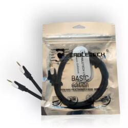 Cabletech Cablu Jack 3.5 mm stereo 1.8m basic edition Cabletech (KPO3846-1.8) - balutatech