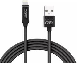 Delight Cablu de date 2in1 iPad iPhone lightning 1m 2A negru delight (17090)
