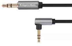 Krüger&Matz Cablu Jack 3.5 mm tata - tata 90 grade 1m BASIC KrugerMatz (KM1232)
