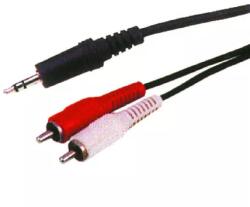 Cabletech Cablu Jack 3.5 mm la 2x RCA 7.5m stereo Cabletech (15522)