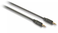 Philips Cablu audio PHILIPS JACK 3.5 mm tata-tata 1.5m cupru ecranat conectori auriti SWA4522S 10 (SWA4522S/10)