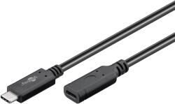 Goobay Cablu prelungitor USB-C 3.2 Generation 2 tata-mama 1m negru compatibil si pt. Thunderbolt 3 Goobay 61038 (21172)